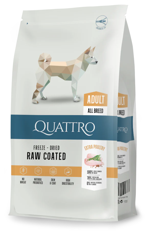 Quattro All Breed with Poultry, Adult 12kg