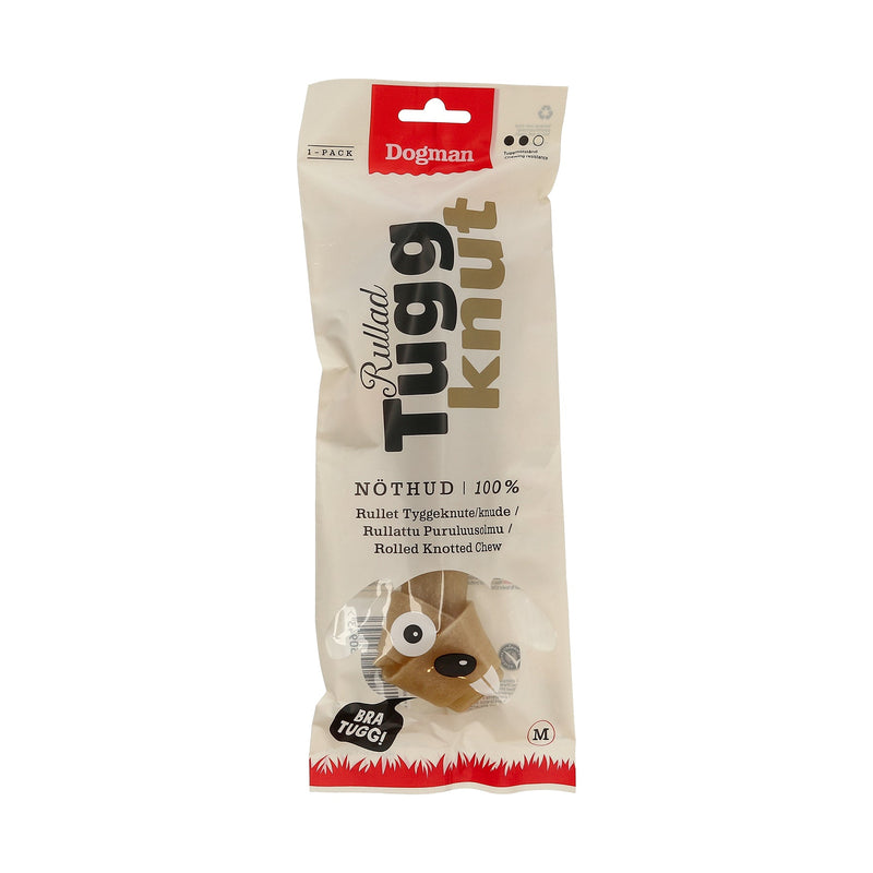 Tuggknut Rullad Brun 22cm
