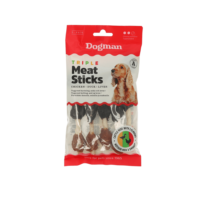 Triple Meat Sticks 5p 12,5cm