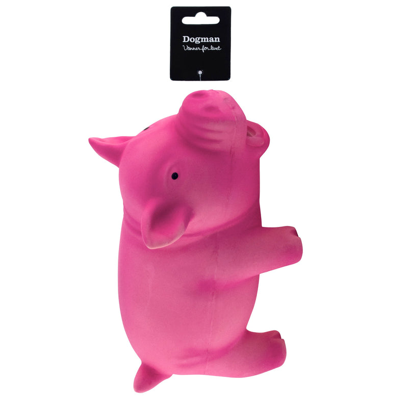 Latexgris Hundleksak