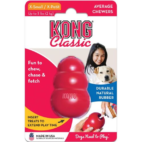 Classic Röd Xs Hundleksak