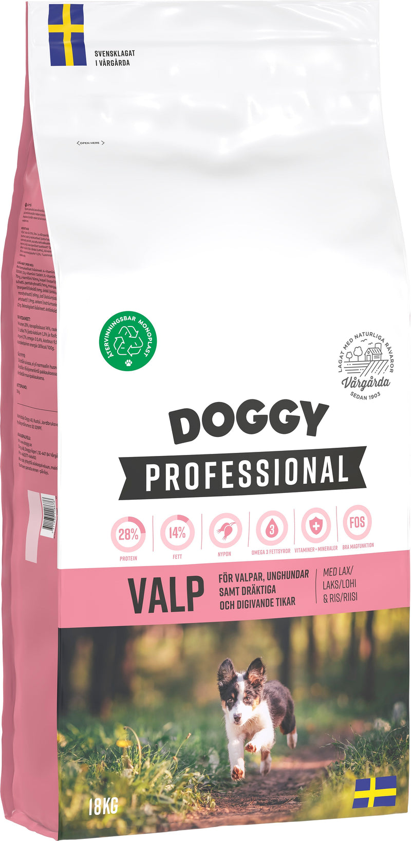 Valp Hundfoder 18kg