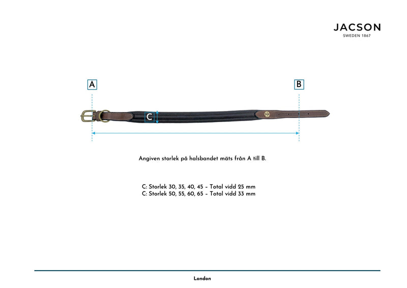 Jacson London Hundhalsband