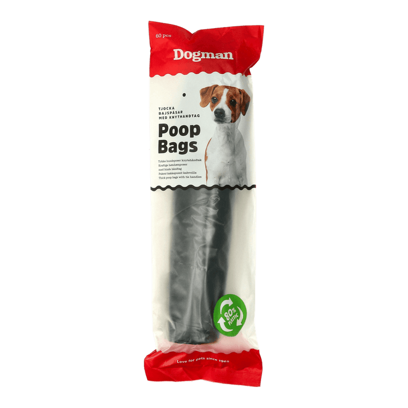 Bajspåsar med handtag 60p