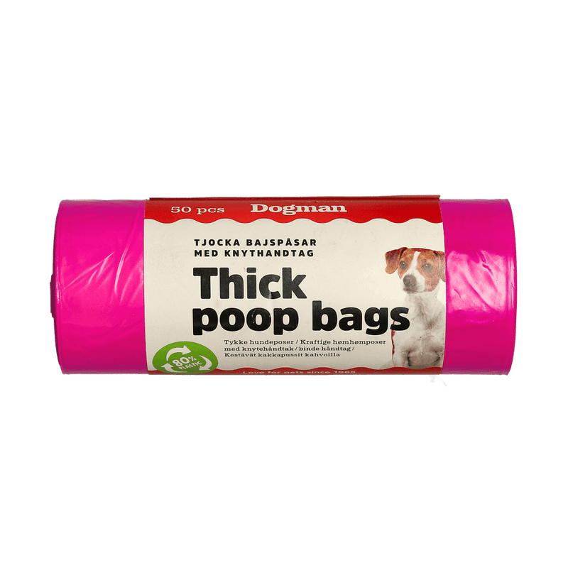 Bajspåsar med handtag 50p