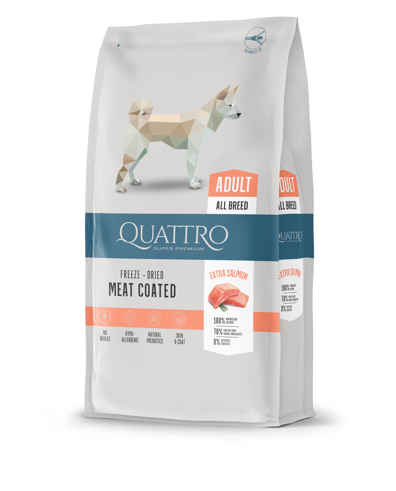 QUATTRO Super Premium all breed Salmon 12kg