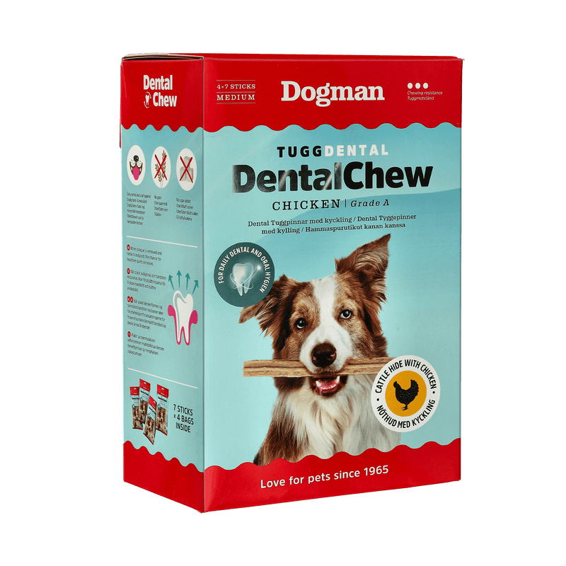 Dogman Tugg Dental M Chew Bone 28p