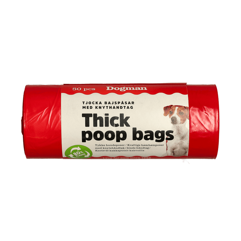 Bajspåsar med handtag 50p