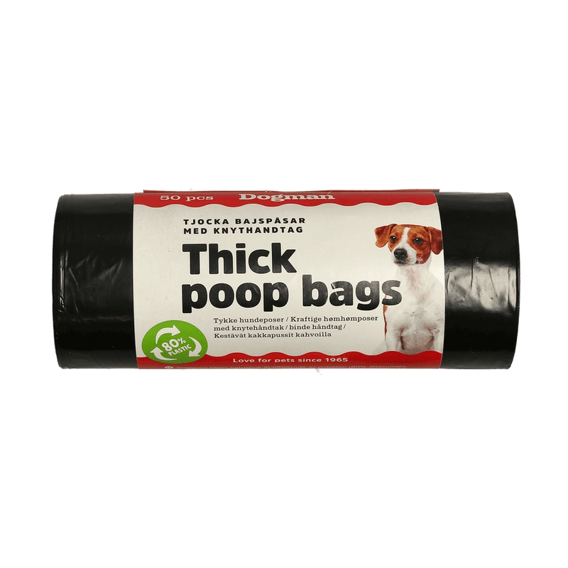 Bajspåsar med handtag 50p