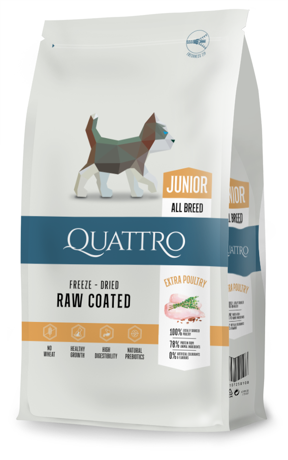 QUATTRO SuperPremium AllBreed Poultry Junior 1,5kg