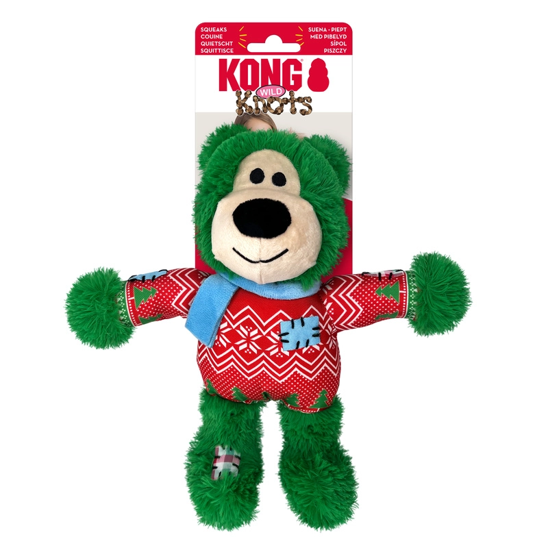 Holiday Wild Knots Bear Assorted S/M