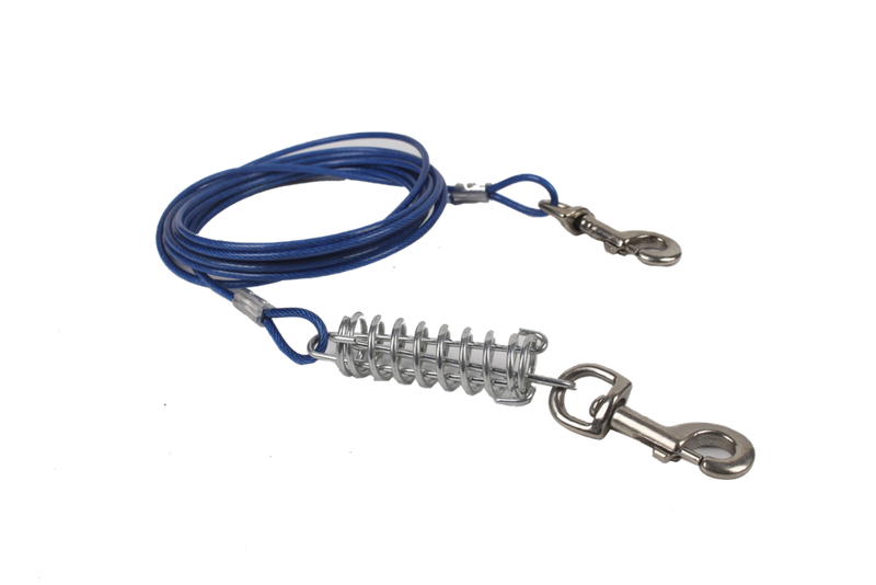 Active Canis Tie Out Cable with Spring, 4,7 m